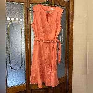 Ladies Calvin Klein Peach Colored Dress size 10
BRAND NEW